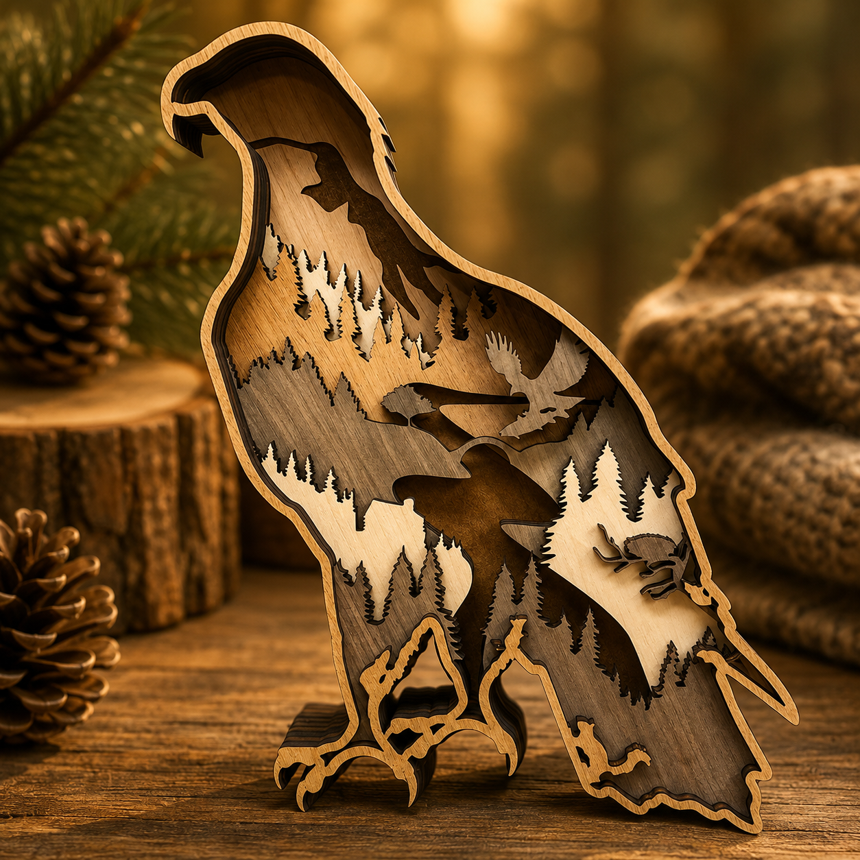 Perched Eagle