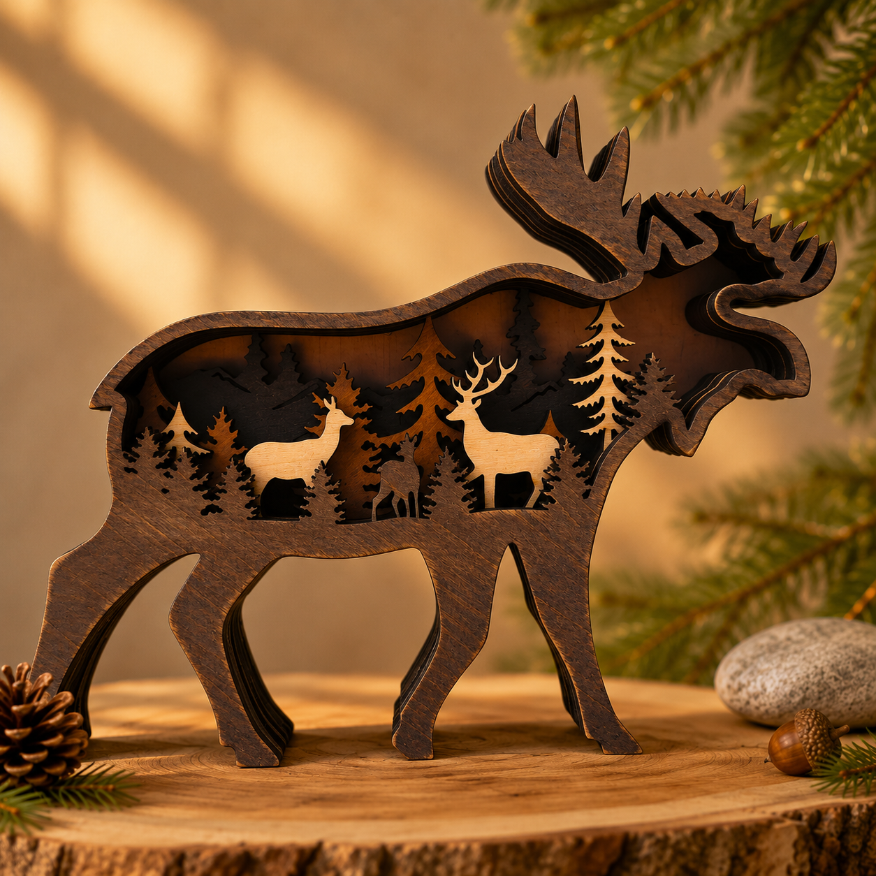 Grazing Moose