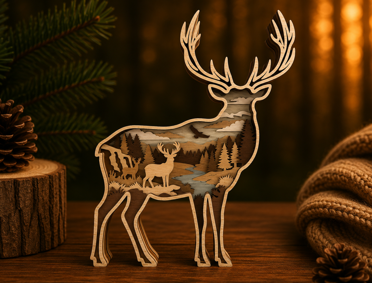 Woodland Stag